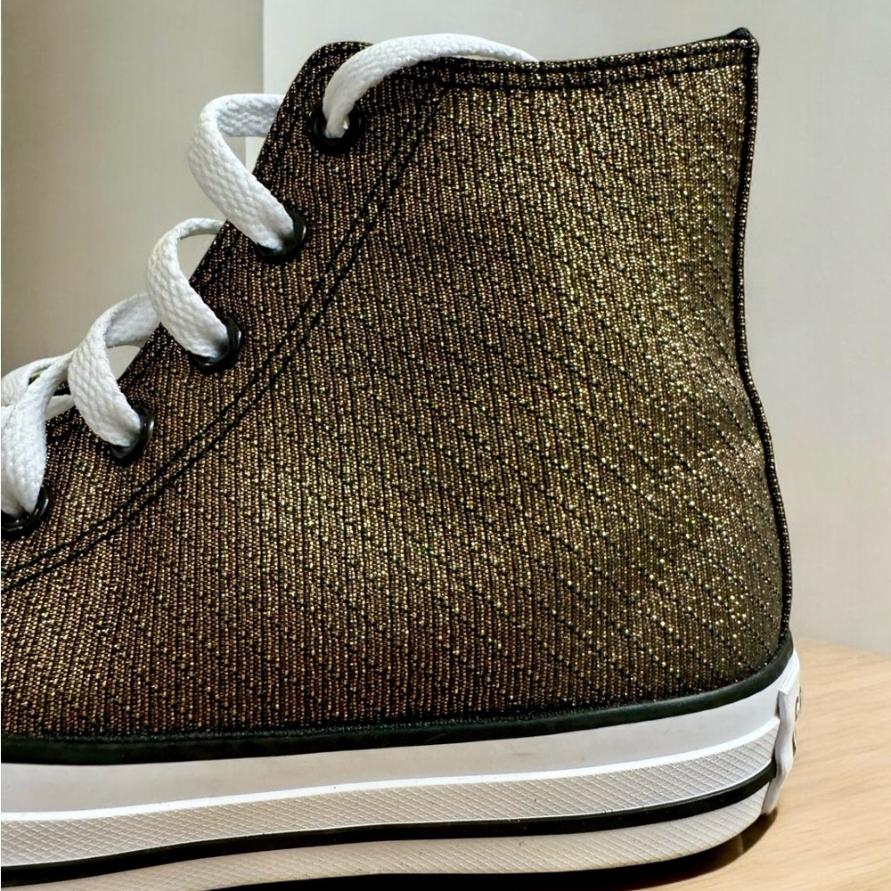 Converse Chuck Taylor All Star Sparkle, Big Kids Size 3.5 - Picture 3 of 9